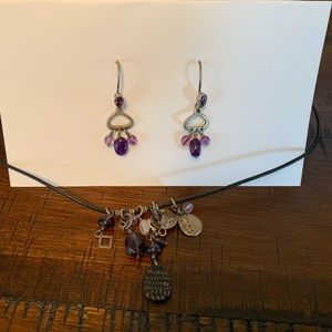 Silpada Necklace and Earring Set